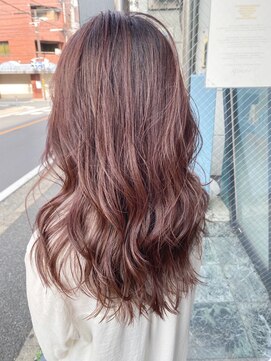 ヴァネッサ VANESSA ピンクベージュグラデーション×イルミナカラー鶴見