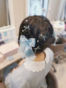 ヘアセットサロン ミント(Hair set salon MINT) ツインアップスタイル