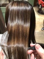 ブランシェ神領店&nbsp;ハイライト入りでも髪質改善で最高のツヤ髪に☆