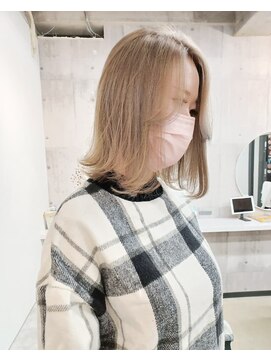 パープル(purple) ミルクティーベージュ