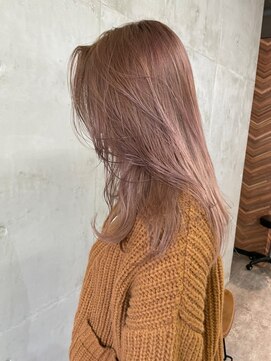 ソルトウォーター 南堀江(SALT WATER) コーラルピンク×ベージュ