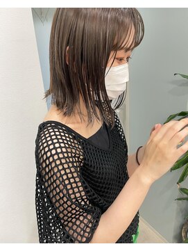 トゥーリ 薬院店(tuuli) tuuli miyu ハイライトグレージュボブ/20代30代40代50代