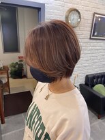 ニューモヘアー 立川(Pneumo hair) ハイライト×ショートボブ