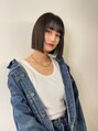 エストヘアーノエル 川崎店(est hair Noel)&nbsp;ぱつっとボブ×フェイスレイヤー