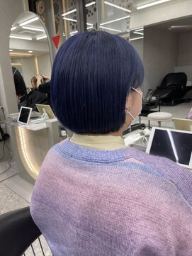 ロンド マーレ 天神大名店(Lond mare) イメチェン/チェリーブラウン/フェミニン/ダークアッシュ/束感