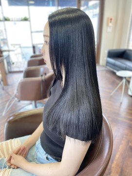 ビール 今泉店(BEER) 【BEER 山崎雄太朗】BERORE有★自然な柔らかさらさら縮毛矯正