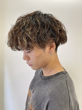 アッシュ 下丸子店(Ash) 波巻きスパイラルツイストスパイラルパーママッシュメンズヘア