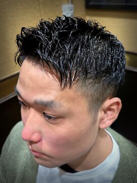 ヒロギンザバーバーショップ 大宮店(HIRO GINZA BARBER SHOP) ニュアンスパーマ　ワンカールパーマ