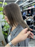 【GEEKS渋谷】透明感カラー/オリーブグレージュ/垢抜け/夏カラー