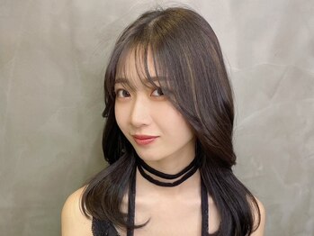 ヴォーグ 大曽根店(VOGUE)の写真/レイヤーカットで伸びかけの髪も可愛く*[大曽根/ブリーチなしダブルカラー/レイヤーカット/顔周り/学割U24]