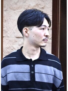 ケースタイル 水道橋店(K-STYLE) フェザーパーマ/刈上げセンターパート/メンズ/水道橋/飯田橋