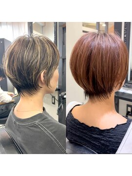 エス 天満扇町(esu) AH62小顔ショート/襟足美人ショート/大阪ショート