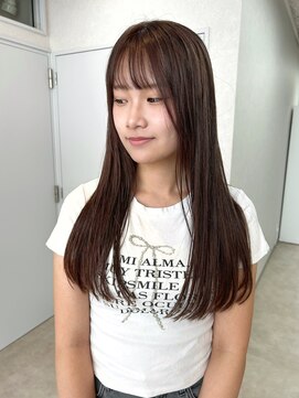 トレヘアー 京都 烏丸(tRe hair) 艶髪チョコレートブラウン