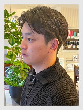 クリアオム 春日部(CLEAR homme) メンズ さわやかビジネスショートスタイル アップバング