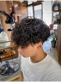 【山本智文】メンズマッシュツイストスパイラルパーマ