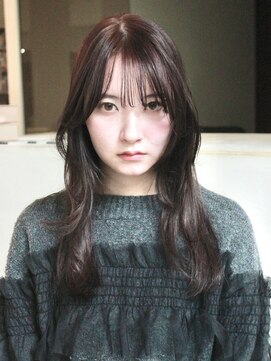 シアン(SYAN) シースルーバング/ロングレイヤー/ブリーチなし【shiho】