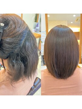 ビューティーサロンジェイ(Beauty Salon J) 縮毛矯正とノンジアミンカラー。オーガニックカラー