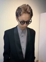 ベル(BEL)&nbsp;【デザインカラー】メンズエンドカラー×ベージュ