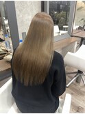 ブリーチなしオリーブベージュ