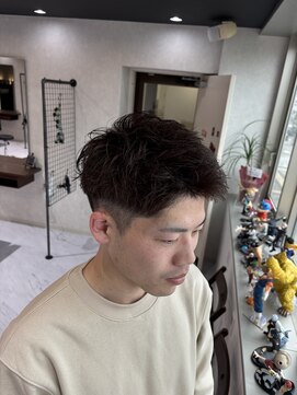 クール 大和八木駅前店(Coeur) 大和八木橿原メンズサロン短髪アッシュブラウン