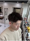 大和八木橿原メンズサロン短髪アッシュブラウン