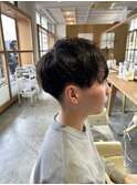 スッキリ感のあるマッシュスタイル