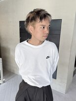 ヘアー アイス ルーチェ(HAIR ICI LUCE) ローライト/ブロックカラー/スパイキーショート/大野