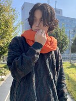 ユーフォリア 渋谷グランデ(Euphoria SHIBUYA GRANDE)&nbsp;ニュアンスパーマ　フェザーパーマ　ミディアムウルフ　MOMO