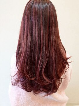 ガレリアエレガンテ 尾張旭店(GALLARIA Elegante) ピンクブラウン/ロングレイヤー/ボルドールビー