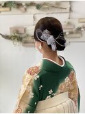 卒業式にシンプルなカチモリヘア