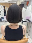 髪質改善カラー×大人ショートボブ