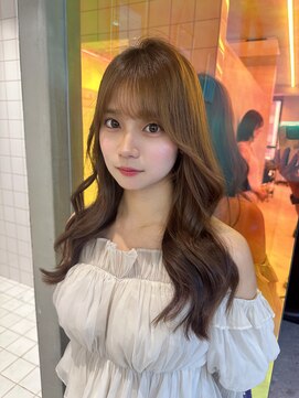 ロンドルーチェ 心斎橋(Lond luce) 黒髪×小顔ヘア　［髪質改善/縮毛矯正］