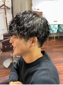 ツイストスパイラルマッシュ【メンズ/パーマ/眉毛/沖縄市/美里】