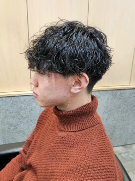 ニアウ 伊勢崎連取店(Niau) 刈り上げマッシュ波巻きスパイラルパーマ