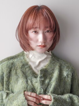 シスタ(SISTA) 顎ラインレイヤーボブピンクベージュ谷ひより/33