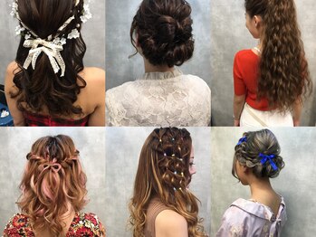 ヘアメイク マニエラ(Hairmake MANIERA)の写真/《泉の広場徒歩20秒》朝6時~夜23時まで受付可能★推し活やライブなどのヘアセットもお任せ!