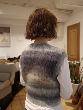 メロウ(MELLOW) 外国人風ぽってりbob トリートメントパーマ