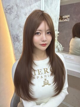 LOE【ロエ】大宮 イメチェン/アンブレラカラー/前髪/ピンクベージュ[大宮]