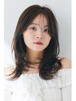コムマティス 恵比寿ガーデンプレイス(Comme Matisse)&nbsp;顔まわりレイヤーカット×チョコブラウン
