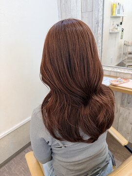 セブンルックス モカ 宇都宮鶴田店(7LOOKS mocha) ナチュラルアプリコットブラウン