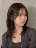 逗子葉山シースルーバングサイドバング顔周りレイヤー韓国風m107