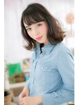 ミック ヘアアンドビューティー 大山店(miq  Hair&Beauty)&nbsp;外ハネガーリーミディ