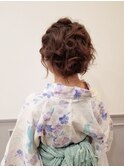 浴衣ショートヘアセット☆