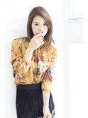 小顔 ことりベージュ ウォーターフォール