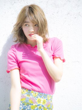 ロンド シャルム 吉祥寺(Lond charme) 【Lond charme 濱田麻佑】透明感ミルクティベージュボブ