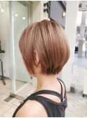 小顔ショートスタイル