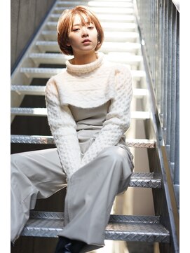 ニコフクオカヘアーメイク(NIKO Fukuoka Hair Make) 【NIKO】福岡天神大名大人可愛いショートボブピンクベージュ