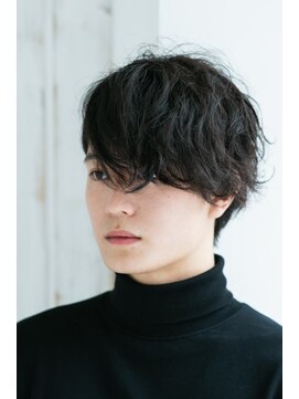 アメリ エ ギャルソン ジュヌ 鶴瀬店(amelie et garcon Jeune) セクシーメンズミディアムパーマ