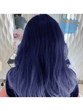 クオリス 赤塚店(QUALIS) 20代30代大人可愛い/ブルー/グラデーションカラー/ブリーチ/