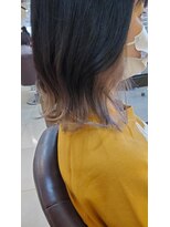 スタイル 成城学園前(STYLE)&nbsp;ボブスタイル特集　カーキグレージュ　大人かわいいボブ９